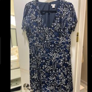 J. Crew floral dress. Size 14 like new condition
